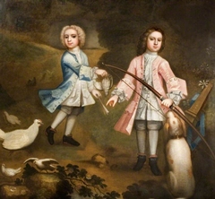 Sir Lister And Sir Charles Holte As Boys by anonymous painter