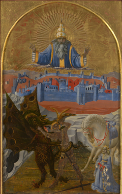St George slaying the dragon by Paolo Uccello