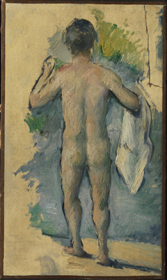 Standing Bather Seen from Behind by Paul Cézanne