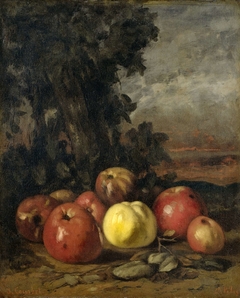Still Life with Apples by Gustave Courbet