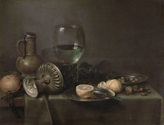 Still Life with Beer-pitcher and Orange