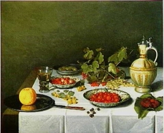 Still life with berries and other fruit