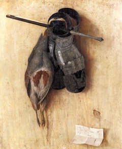 Still-Life with Partridge and Iron Gloves