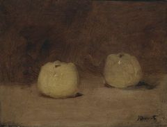 Still Life with Two Apple by Edouard Manet