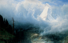 Storm on the Matterhorn by Albert Bierstadt