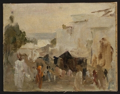 Street in Udaipur. From the journey to India by Jan Ciągliński