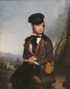 The Angler (Portrait of Charles Lanman) by William James Hubard