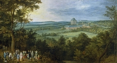 The Archdukes hunting by Jan Brueghel the Elder