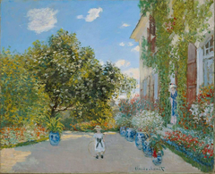 The Artist's House at Argenteuil by Claude Monet