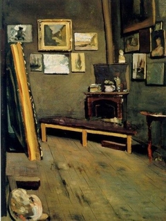 The Artist's Studio, Rue Visconti by Frédéric Bazille