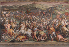 The battle of Marciano in Val di Chiana