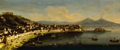The Bay of Naples, with the Chiaia, seen from Posillipo by Tommaso Ruiz