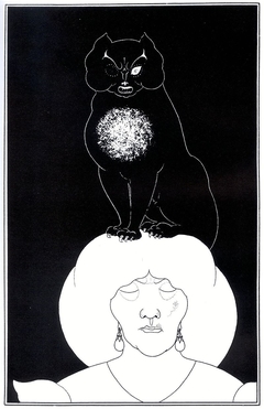 The Black Cat by Aubrey Beardsley