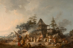 The Cabak, a Tavern outside of Moscow by Jean-Baptiste Le Prince