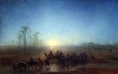 The Caravan, Egypt by François Pierre Barry