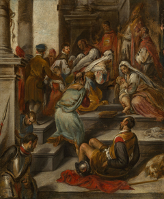 The Consecration of The Host by St Denis by Workshop of Jacopo Bassano
