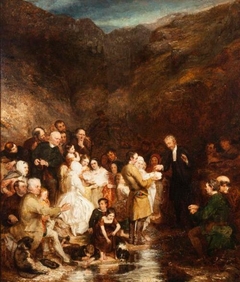 The Covenanter's Baptism by Sir George Harvey - Sir George Harvey - ABDAG002702 by George Harvey