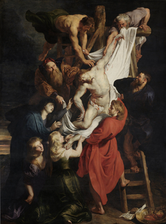 The Descent from the Cross: central panel by Peter Paul Rubens