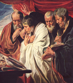 The Four Evangelists by Jacob Jordaens