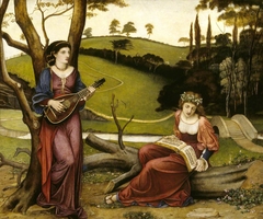 The Gentle Music of a Bygone Day by John Roddam Spencer Stanhope