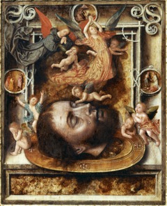 The Head of Saint John the Baptist by Jan Jansz Mostaert