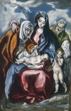 The Holy Family with Saint Anne and the Infant John by El Greco