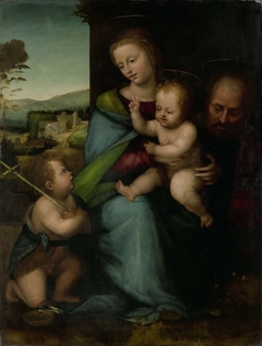 The Holy Family with the Infant John the Baptist by Unknown Artist