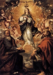 The Immaculate Conception with Saint Andrew and Saint Paul