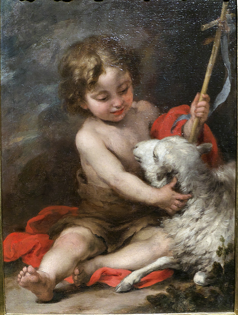 The Infant Saint John Playing with a Lamb