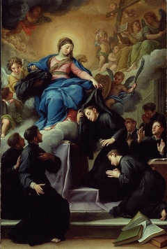 The Madonna with the Seven Founders of the Servite Order by Agostino Masucci