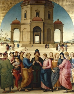 The Marriage of the Virgin by After Pietro Perugino