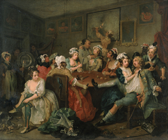 The Orgy by William Hogarth