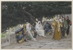 The Pharisees and the Saduccees Come to Tempt Jesus by James Tissot