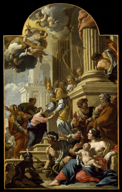 The Presentation of the Virgin in the Temple by Nicolas Chaperon