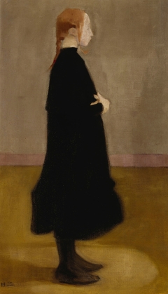 The School Girl II (Girl in Black) by Helene Schjerfbeck