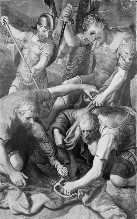 The Soldiers Fighting over Christ's Cloak