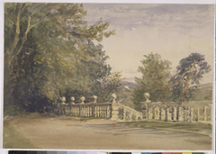 The Terrace, Haddon Hall by David Cox Jr