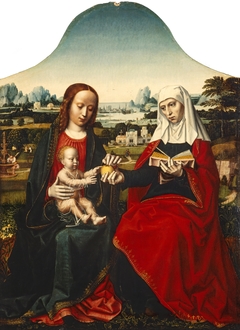 The Virgin and Child with Saint Anne by Ambrosius Benson