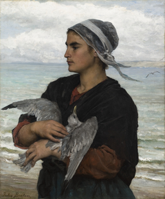 The Wounded Seagull by Jules Breton