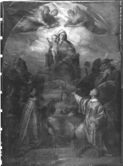 Thronende Muttergottes mit Heiligen (Madonna in Trono)