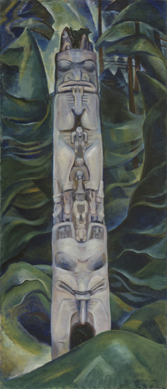 Totem and Forest by Emily Carr