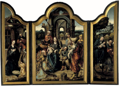 Triptych of the Adoration of the Magi by Master of the Von Groote Adoration