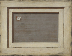 Trompe l'oeil. The Reverse of a Framed Painting. by Cornelius Norbertus Gijsbrechts
