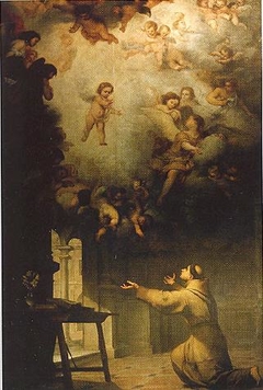 The vision of Saint Anthony of Padua by Bartolomé Esteban Murillo