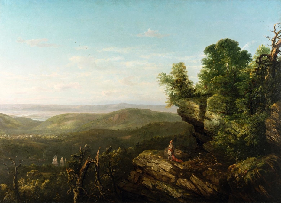 Untitled (Hudson River Landscape with Indian)