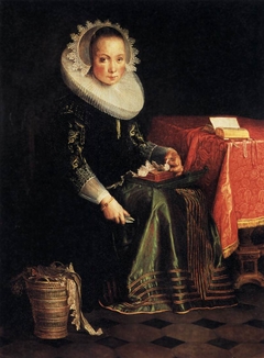 Portrait of Eva Wtewael by Joachim Wtewael