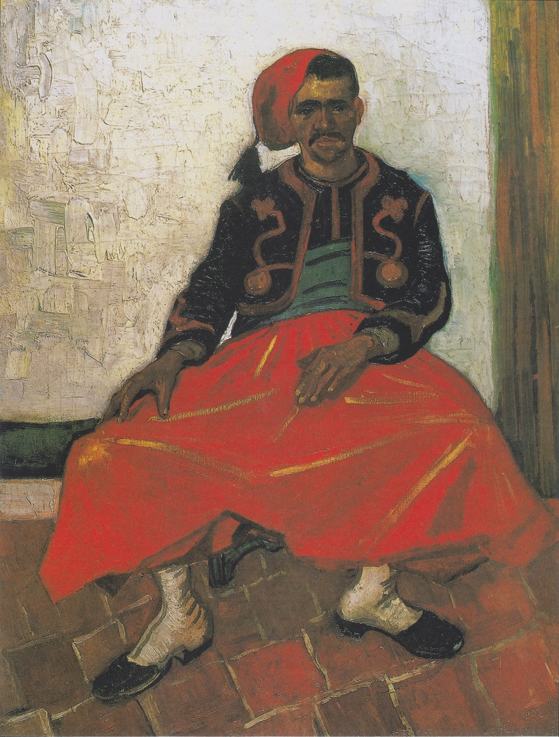 The Zouave, sitting