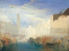 Venice, the Piazzetta with the Ceremony of the Doge Marrying the Sea