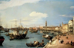 View in Venice, on the Grand Canal (Riva degli Schiavoni)