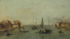 View of the Canale della Giudecca, Venice by Francesco Guardi
